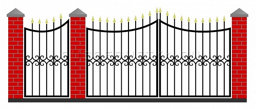 Забор и ворота 69